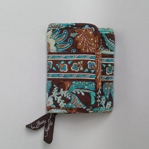 Vera Bradley Java Blue Compact Wallet